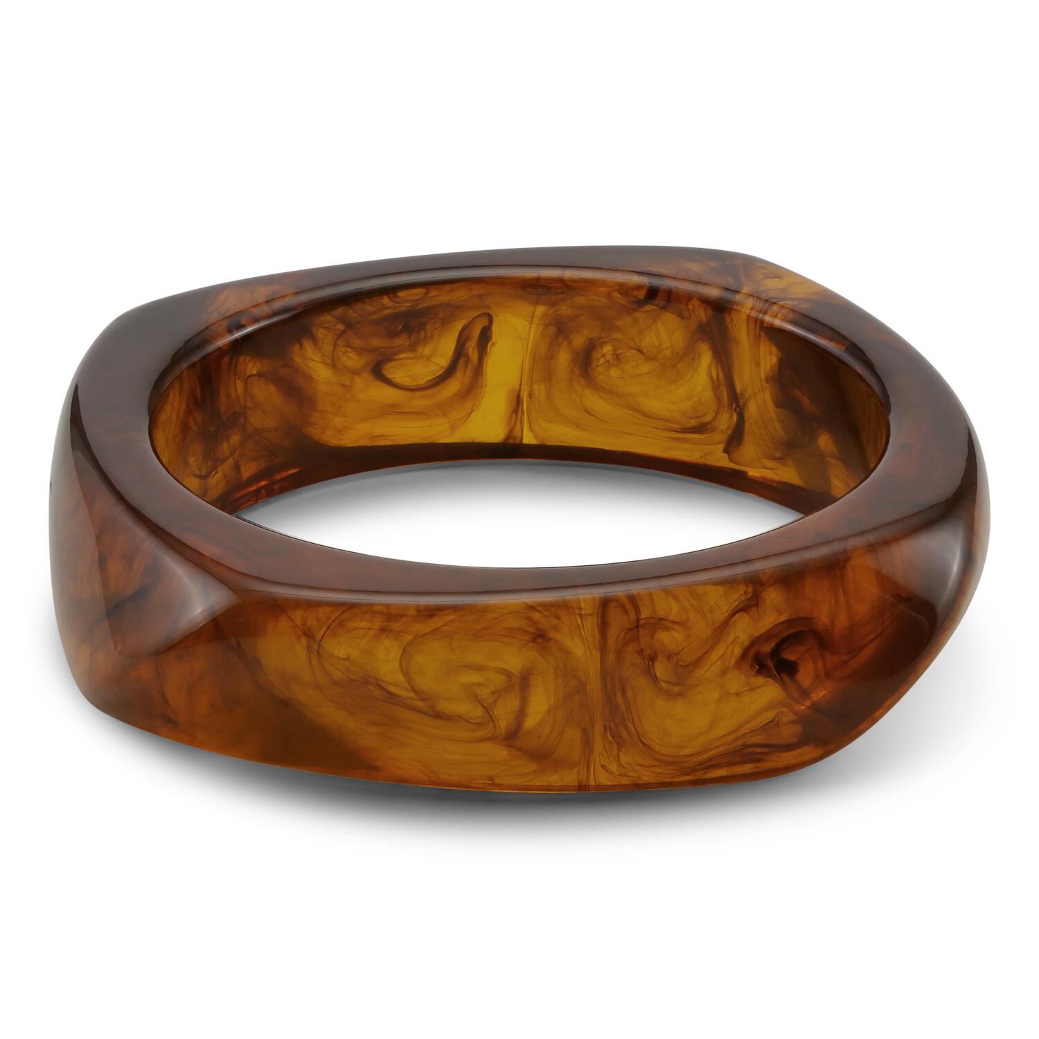 Chunky bangle - Golden Brown